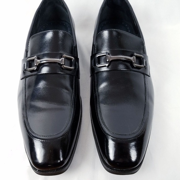 Stacy Adams Mens Loafers Shoes 10 M Black Leather - Picture 2 of 8